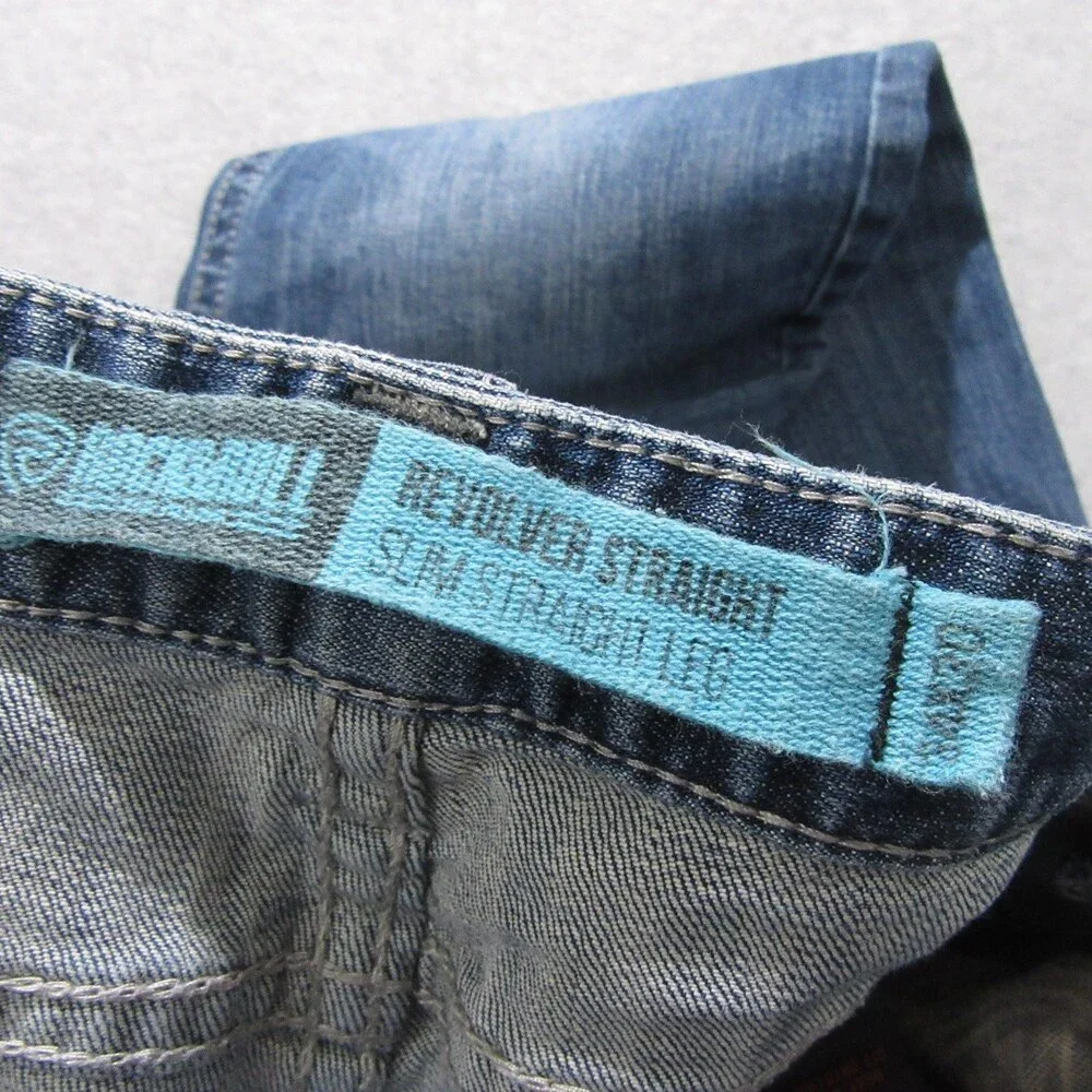 Rock & Roll Denim Mens‎ Jeans 28 x 29 Revolver Straight Leg Slim Stretch